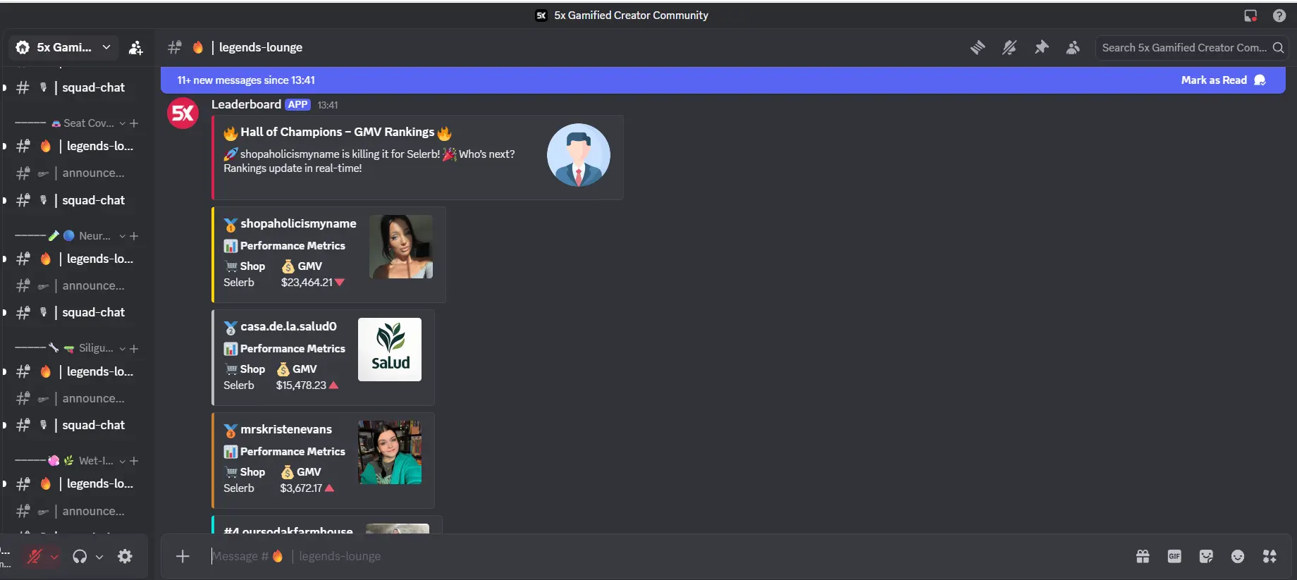 Selerb Leaderboard